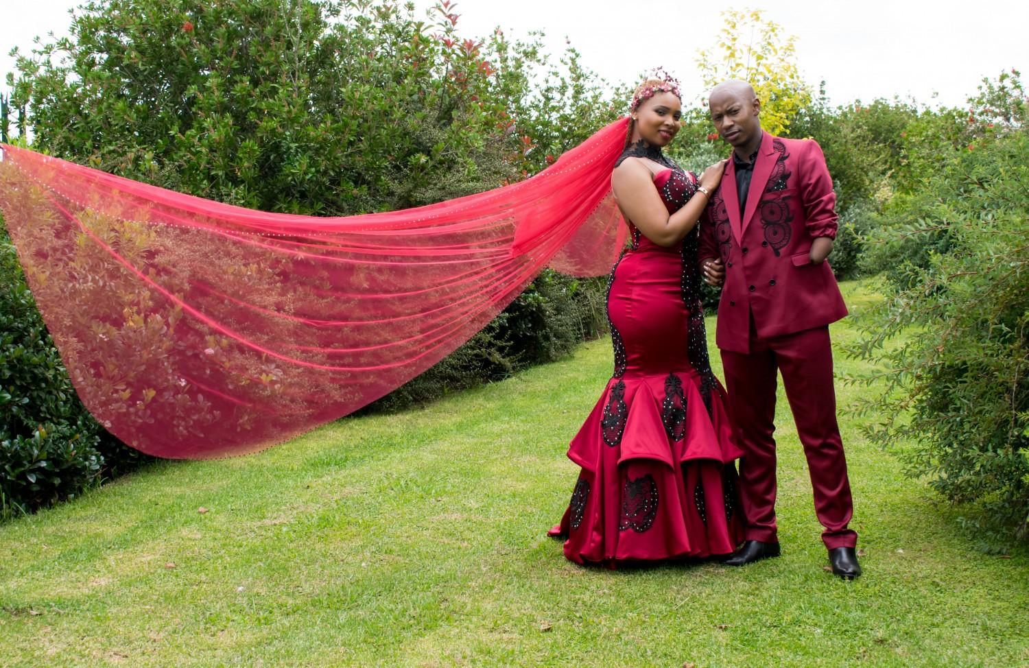 Samkelo Radebe and Slie Nkupho's wedding